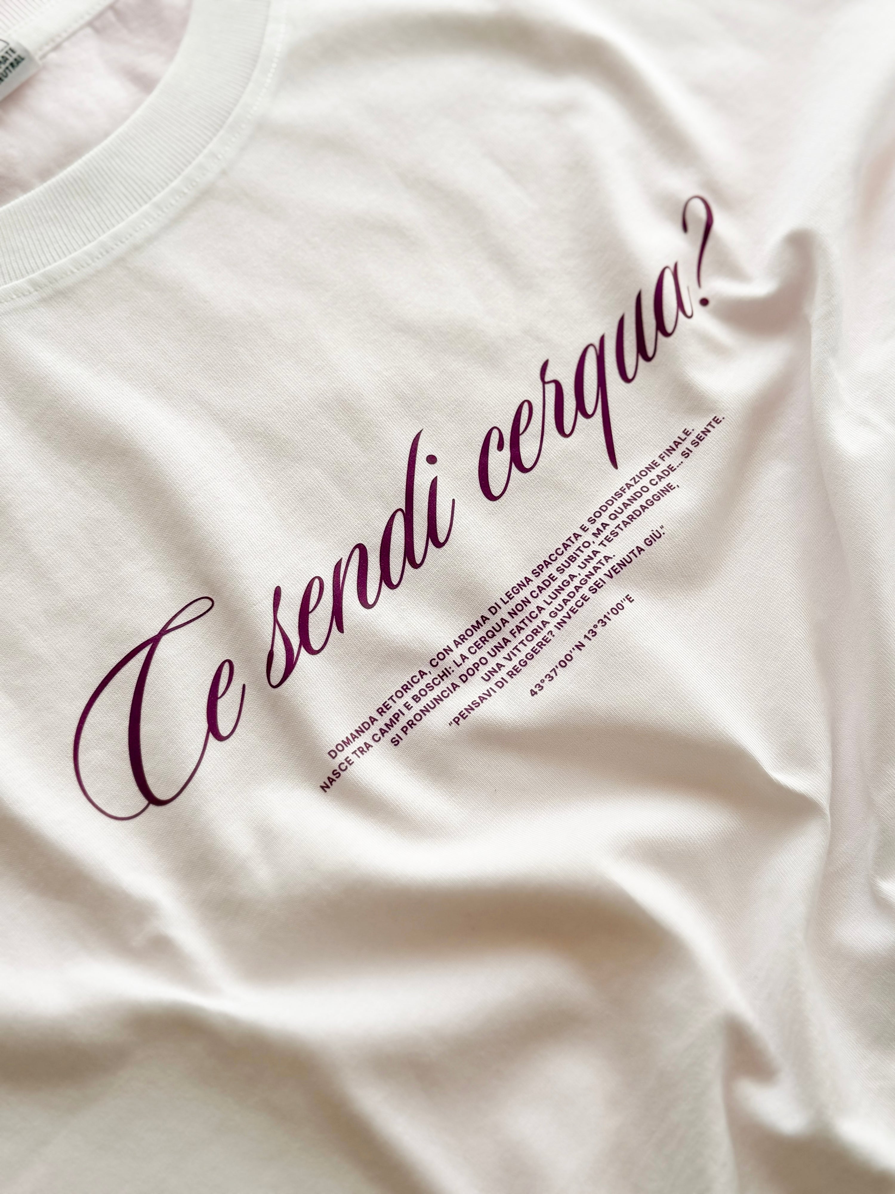 T-shirt donna "Ce sendi cerqua?" (premium)