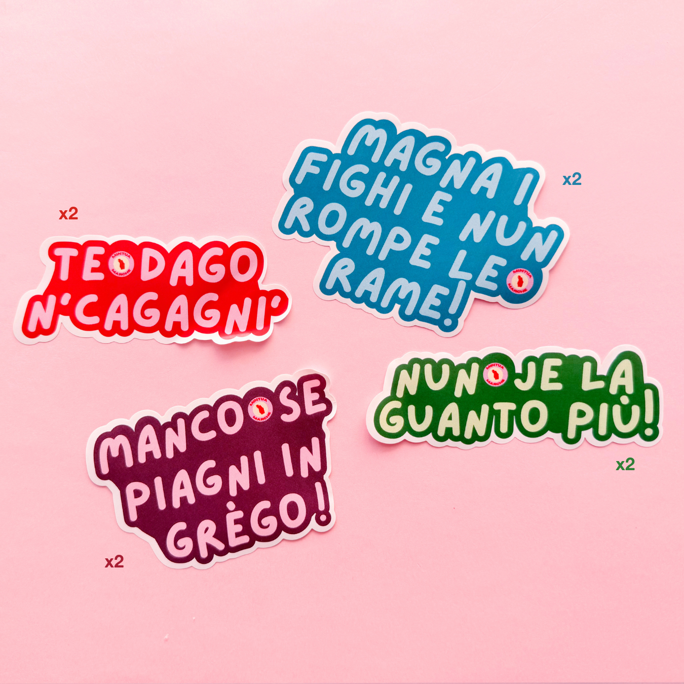 Adesivi "Marche pulite" - 8 pezzi
