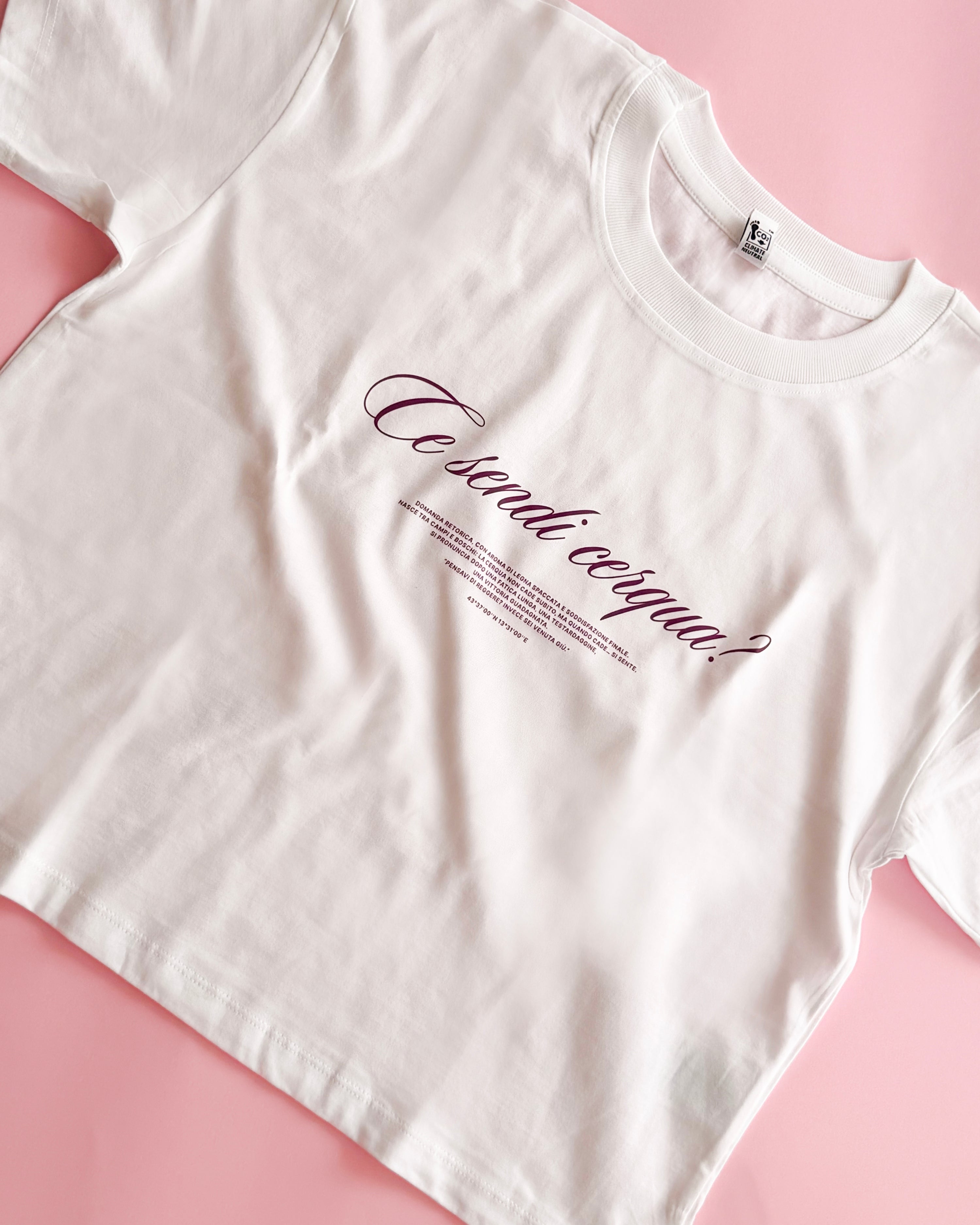T-shirt donna "Ce sendi cerqua?" (premium)