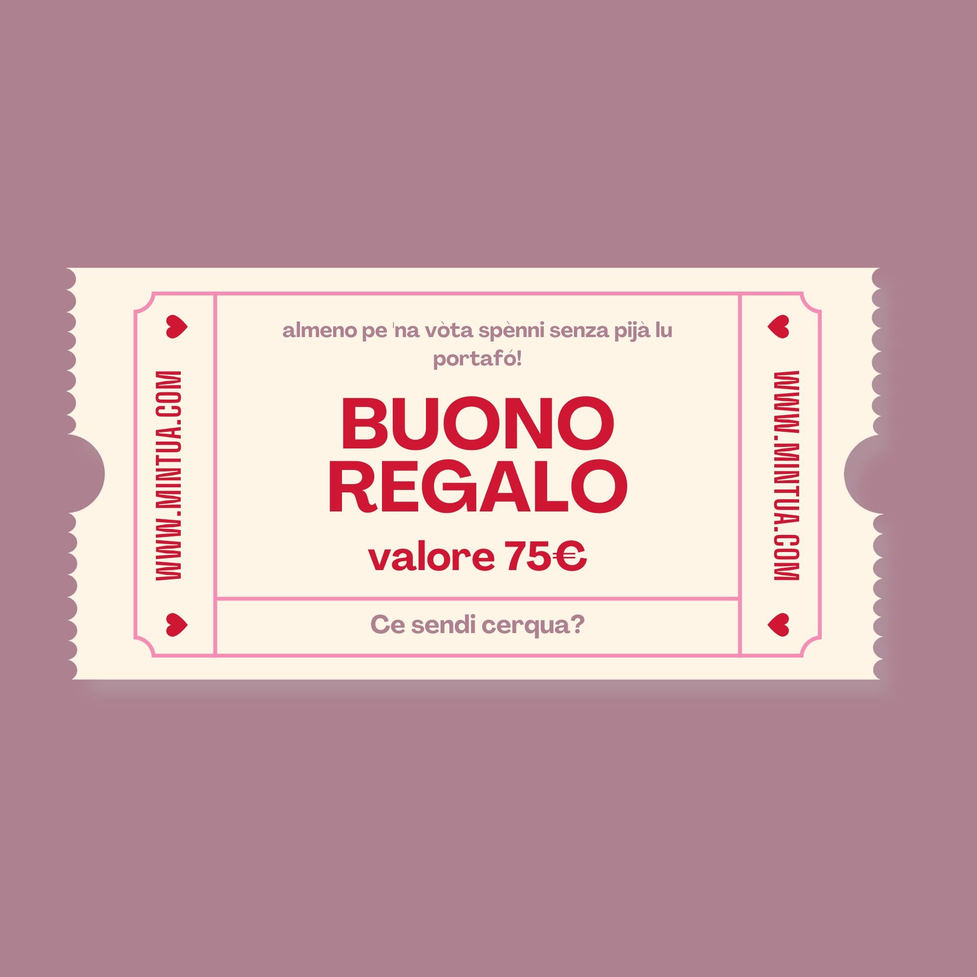 Buono regalo 75€ - Mintùa