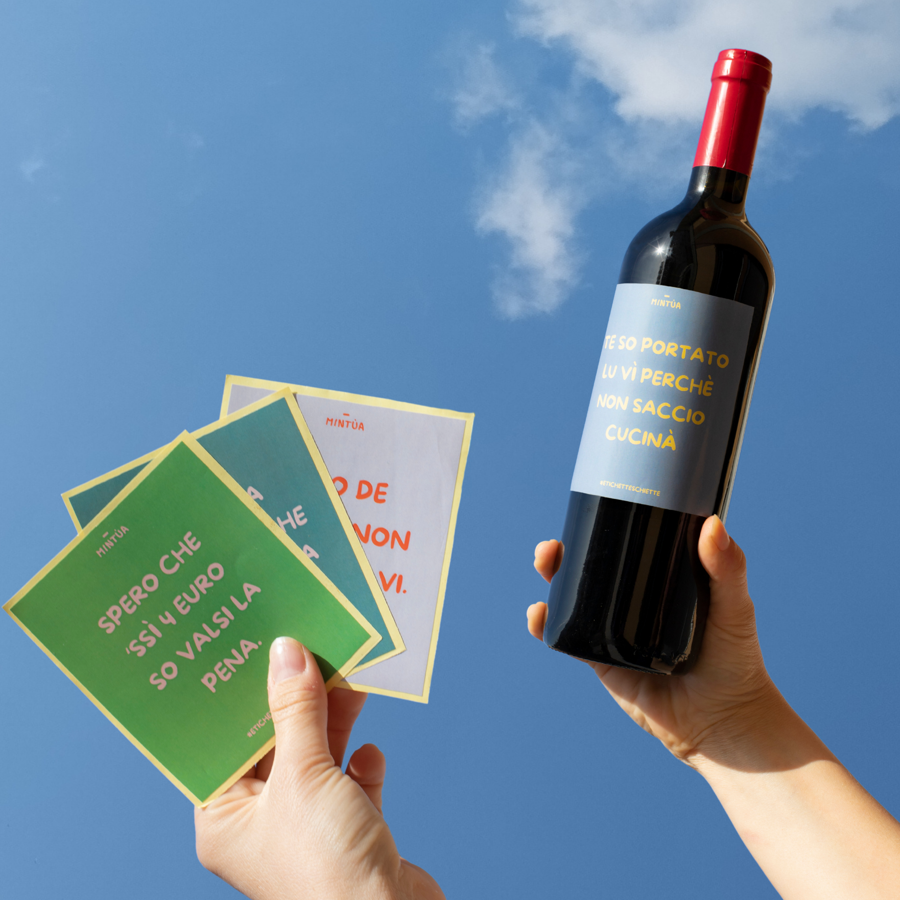 Pacchetto "Etichette schiette" - 8 adesivi 10 x 8.8 cm