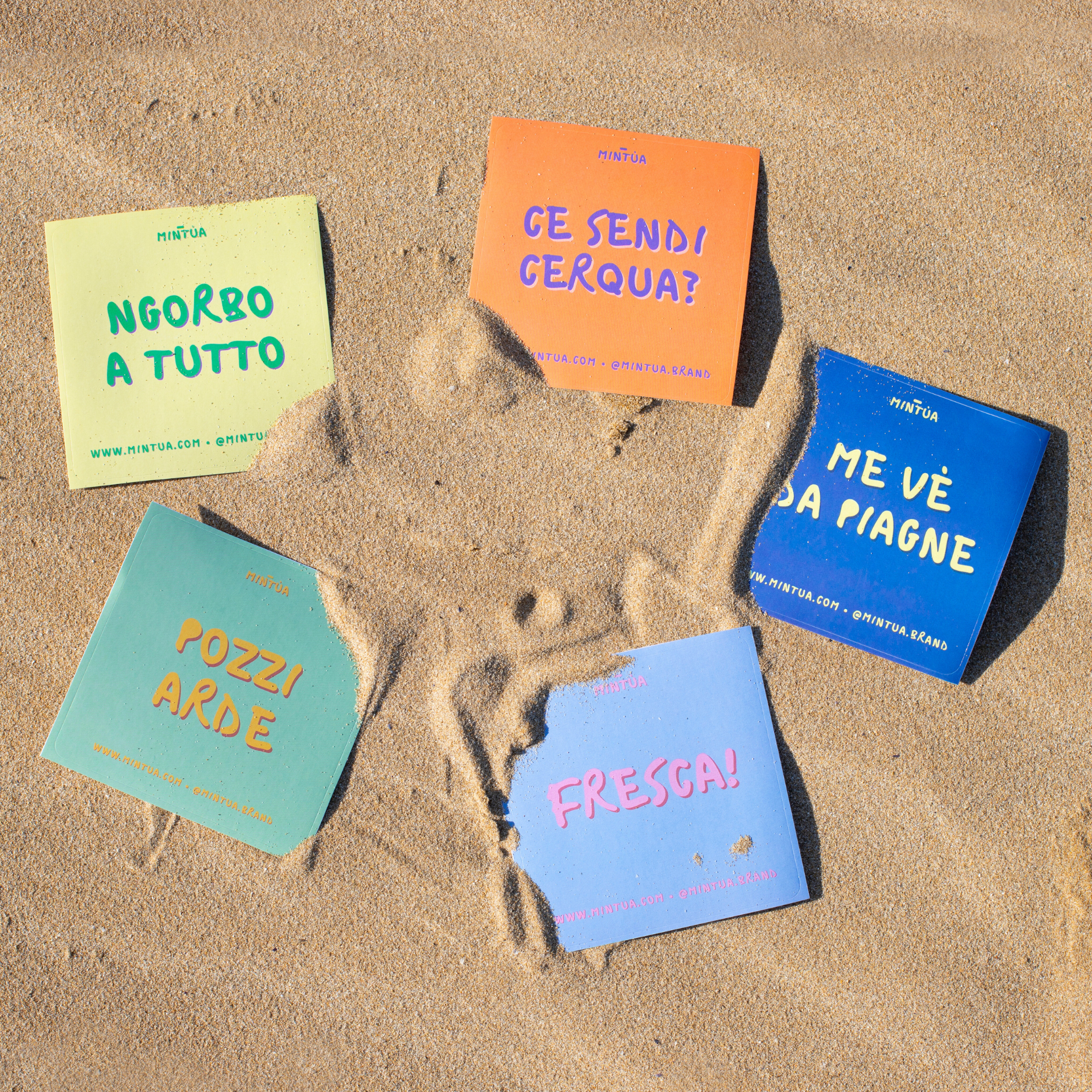 Pacchetto 20 adesivi classici Mintùa