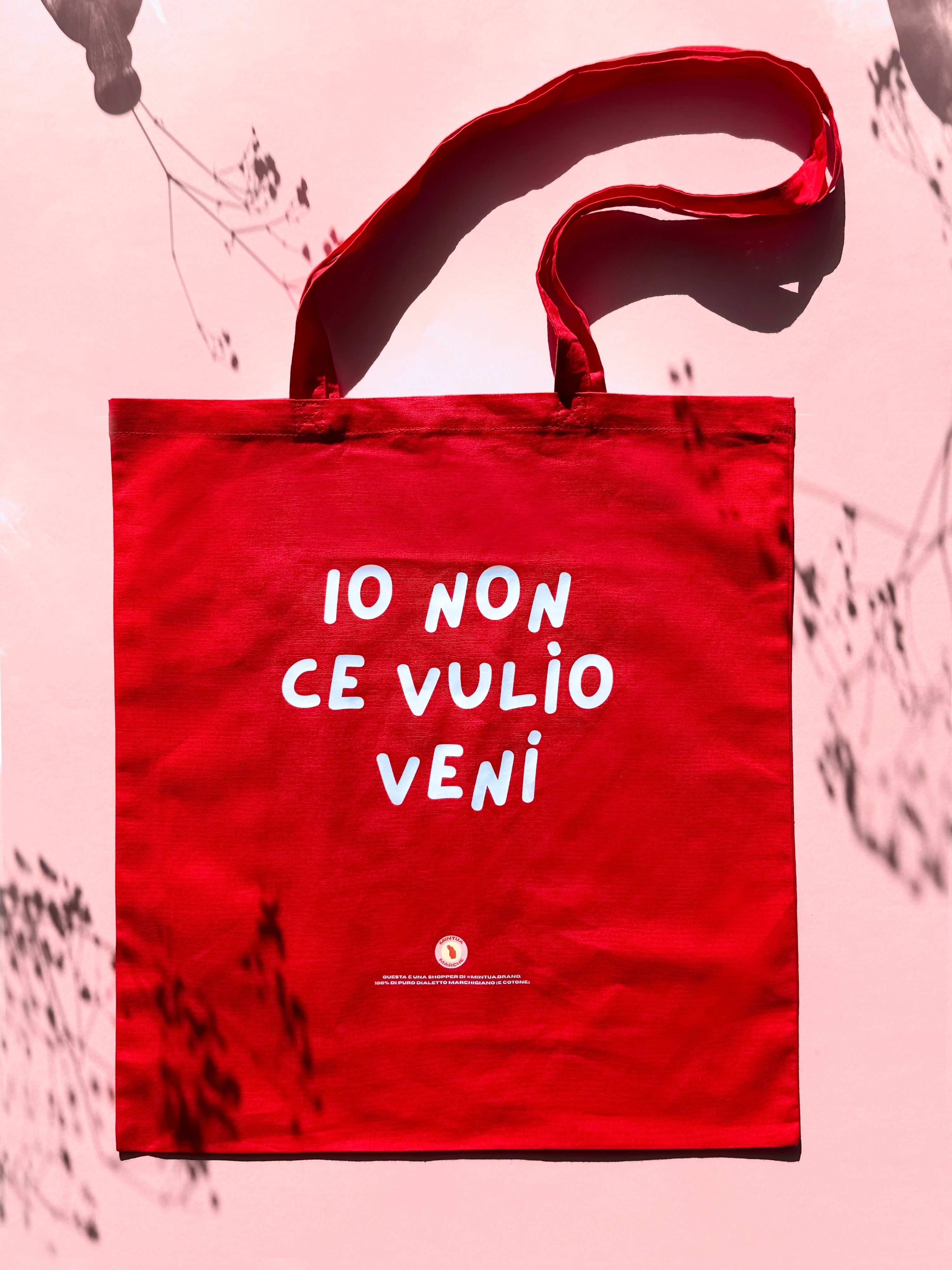 Shopper "Io non ce vulìo venì"