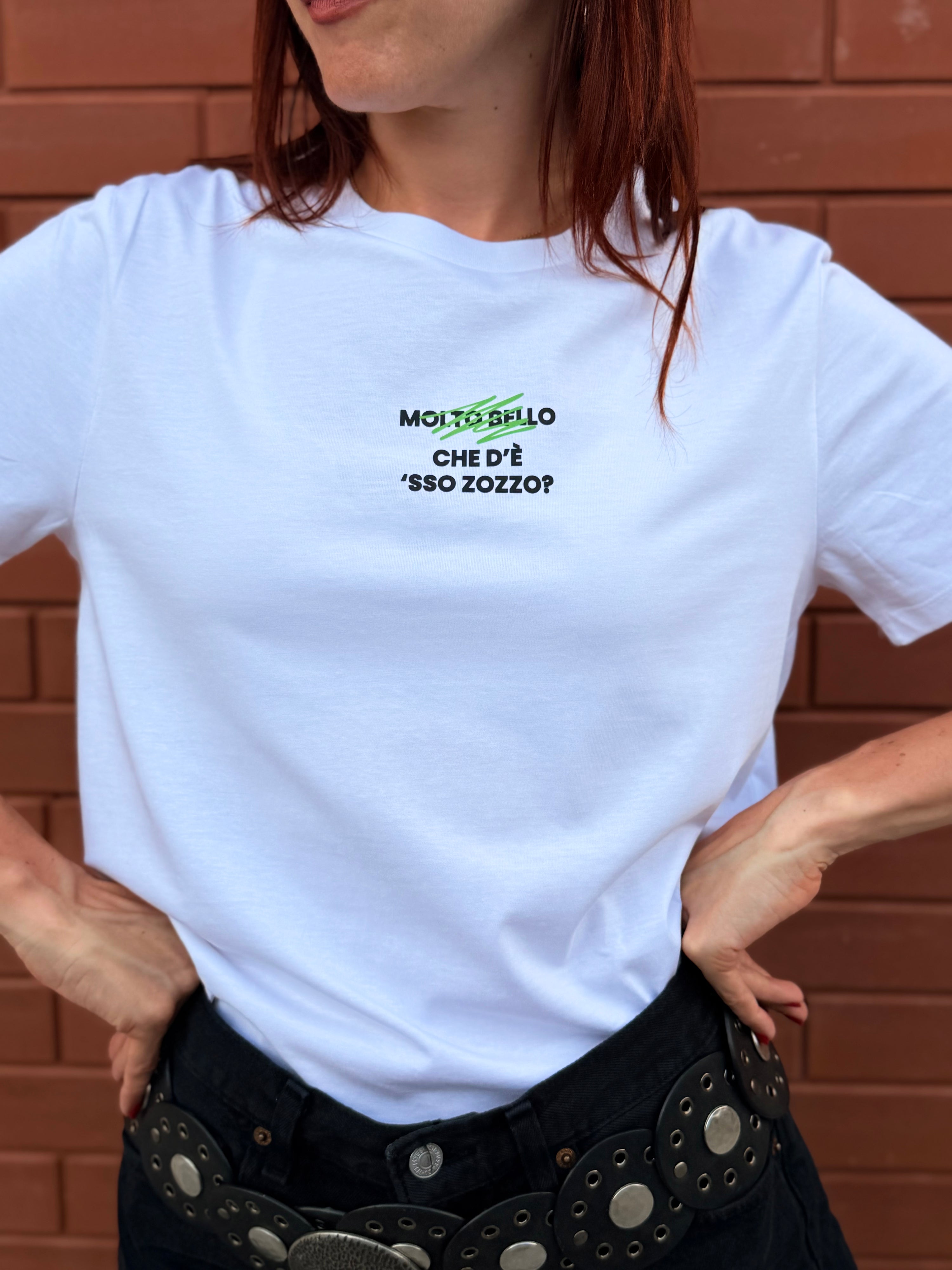 T-shirt unisex "Che d'è 'sso zozzo?" (premium)