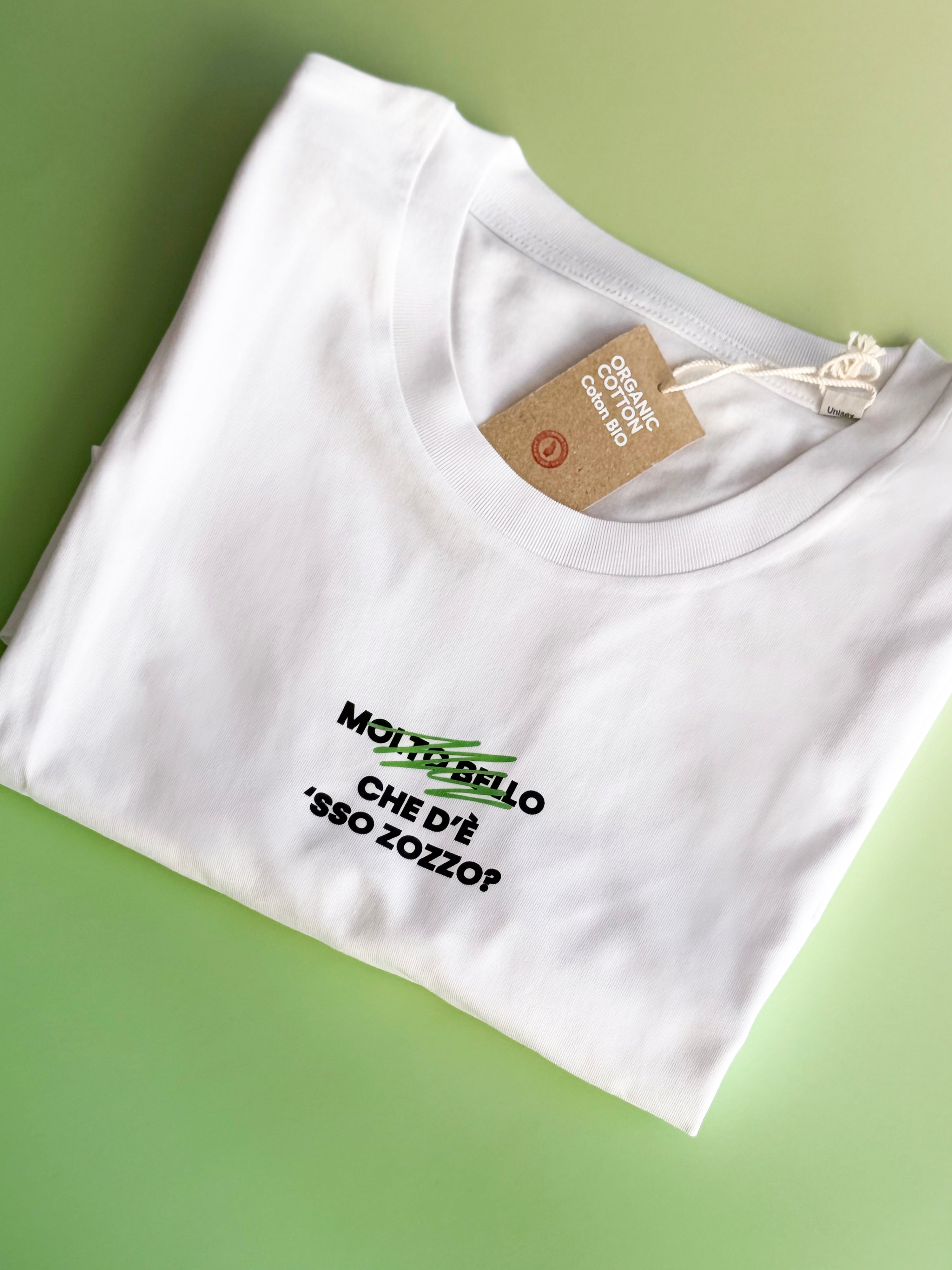 T-shirt unisex "Che d'è 'sso zozzo?" (premium)