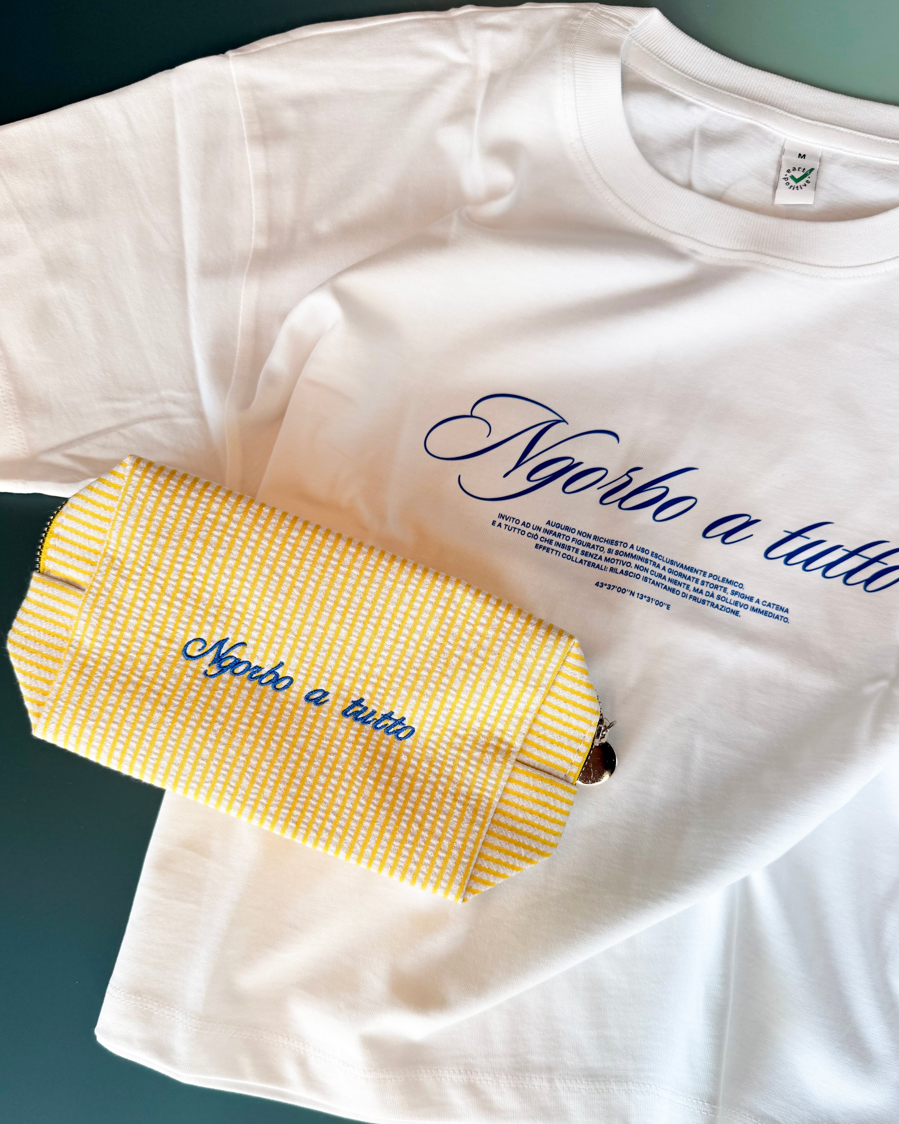 Combo T-shirt + trousse "Ngorbo a tutto"